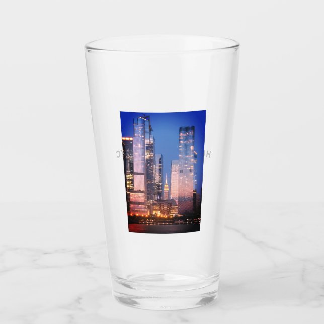 Hudson Yards (fartyg) Empire state Byggnad, NYC Glaskopp (Framsida)