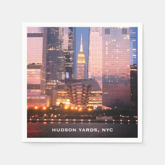 Hudson Yards (fartyg) Empire state Byggnad, NYC Pappersservett (Framsidan)