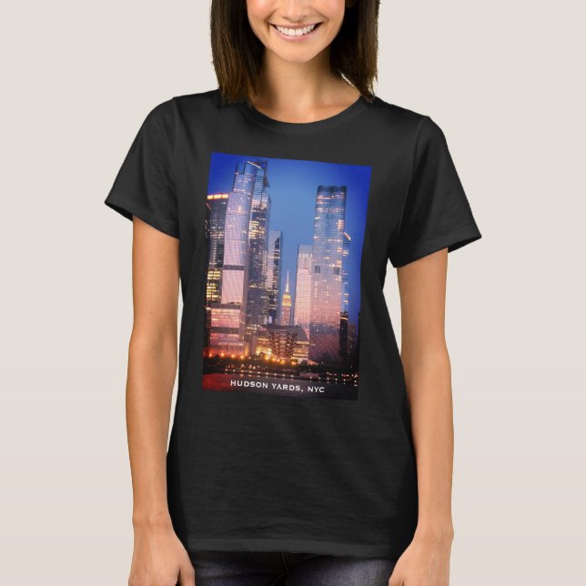 Hudson Yards (fartyg) Väster Side Manhattan, NYC T Shirt (Framsida)