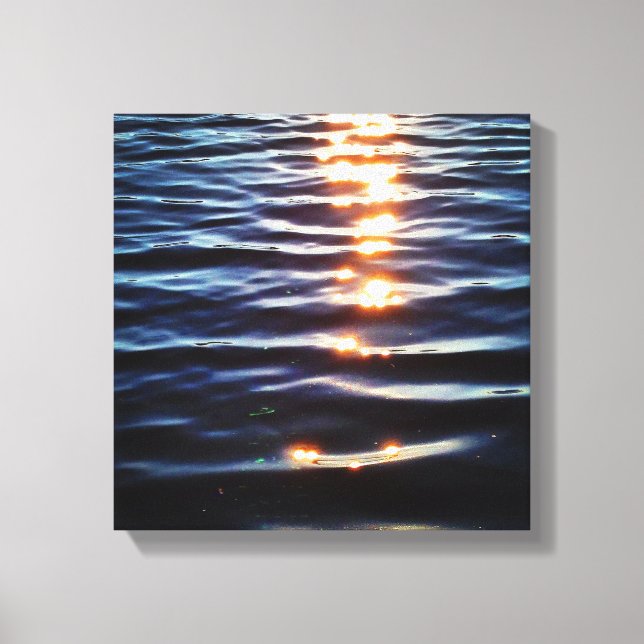 Hudsons solnedgångsåterreflektioner canvastryck (Framsida)