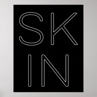 Hudvårdsskincare Älskare Skin Estheticia Poster