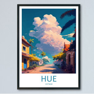 Hue Vietnam Resa Tryck Väggkonst Hue Vägghängning