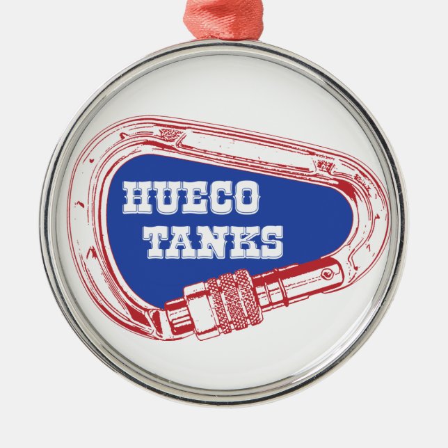 Hueco tanker Carabiner Julgransprydnad Metall (Framsidan)