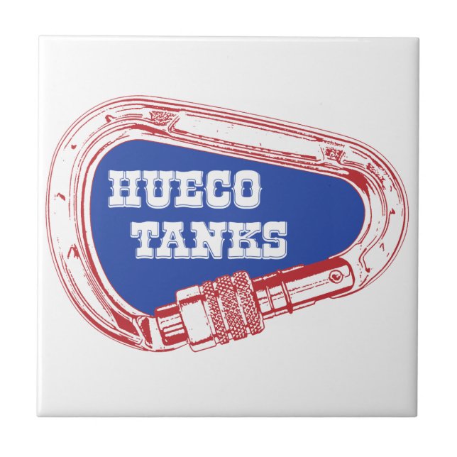 Hueco Tanks karabinhake Kakelplatta (Framsidan)