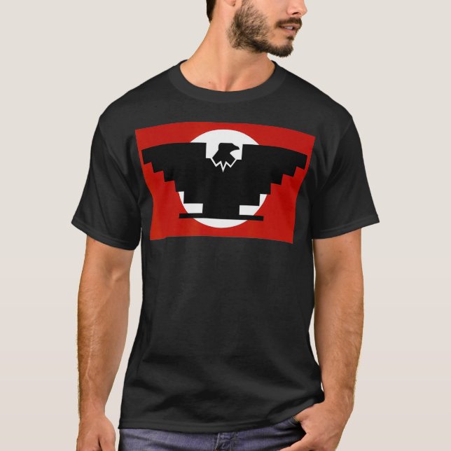 Huelga Bird Chicano T Shirt (Framsida)