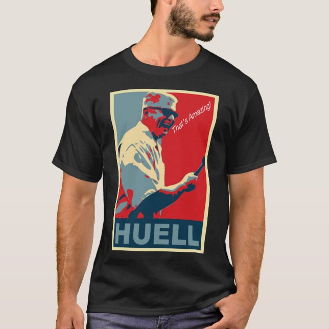 Huell Howser Det är Fantastisk California Guld PBS T Shirt (Framsida)