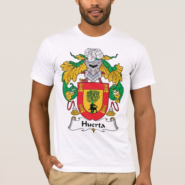Huerta familjvapensköld t-shirt (Framsida)