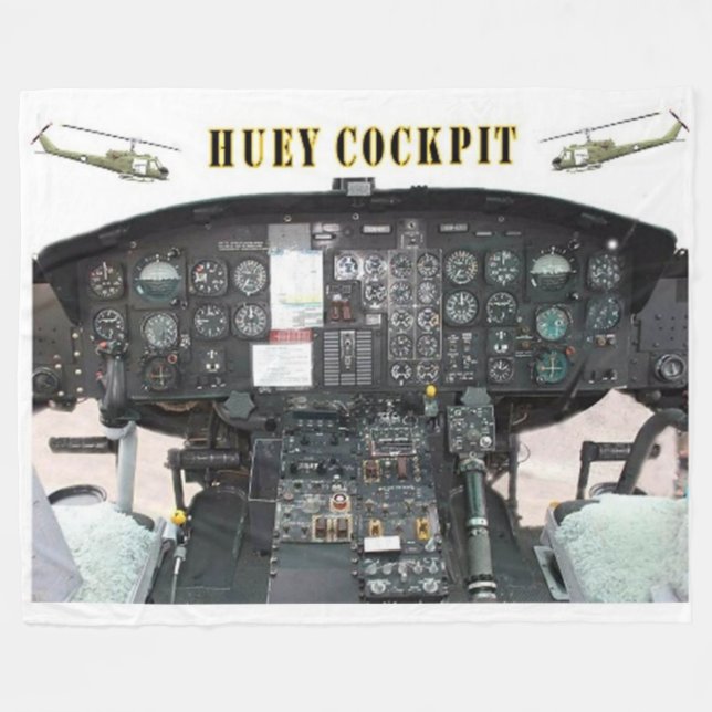 HUEY-COCKPIT FLEECEFILT (Framsidan (Horisontell))