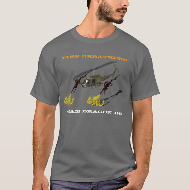 Huey Gunship Tee Shirt (Framsida)
