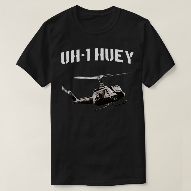 Huey Helicopter 1 T Shirt (Design framsida)