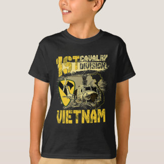Huey Helicopter 1st Cavalry Division Vietnam V T Shirt