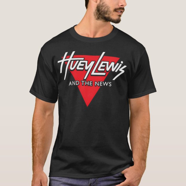 Huey Lewis News T Shirt (Framsida)