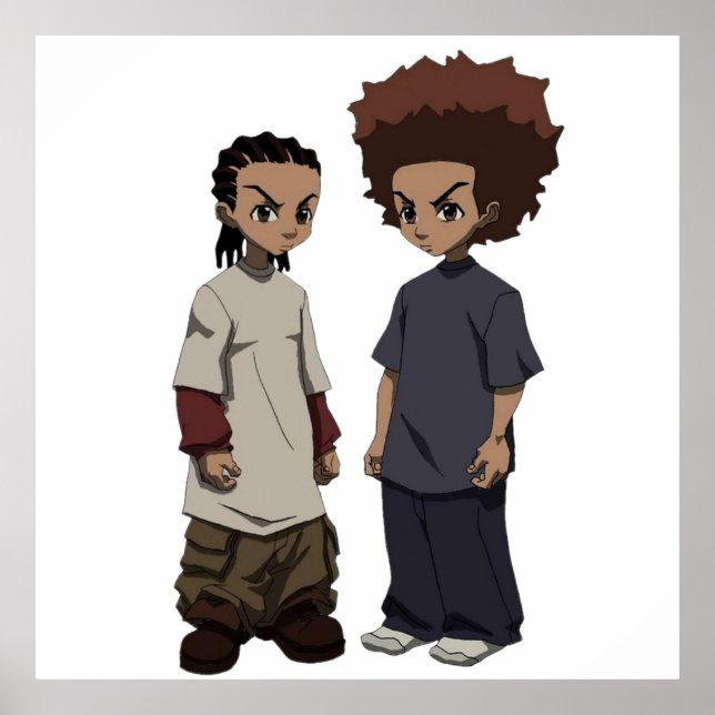 Huey och Riley Freeman RIP Grandpa Freeman Poster (Framsidan)