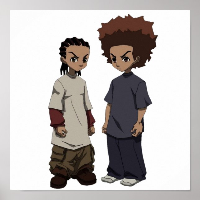 Huey och Riley Freeman RIP Grandpa Freeman Poster (Framsidan)