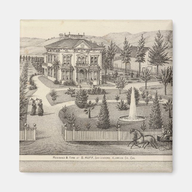 Huff, ägarbostäder magnet (Framsidan)