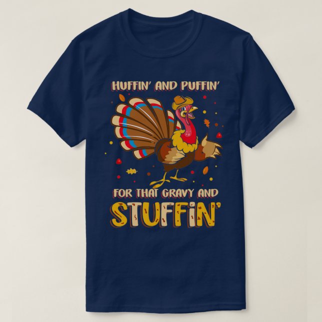 Huffin och Puffin för denna tunga och denna säcksä T Shirt (Design framsida)