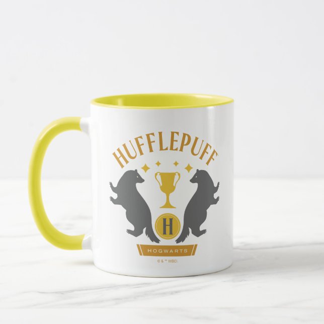 HUFFLEPUFF™ Badger and Kopp House-Pride Graphic (Vänster)