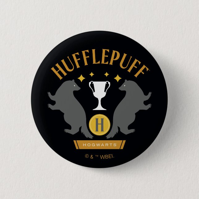 HUFFLEPUFF™ Badger and Kopp House-Pride Graphic Knapp (Framsida)