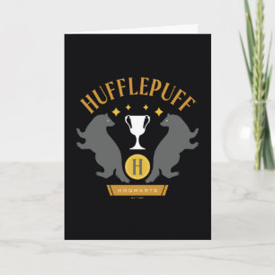 HUFFLEPUFF™ Badger and Kopp House-Pride Graphic Kort