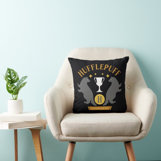 HUFFLEPUFF™ Badger and Kopp House-Pride Graphic Kudde (Stol)