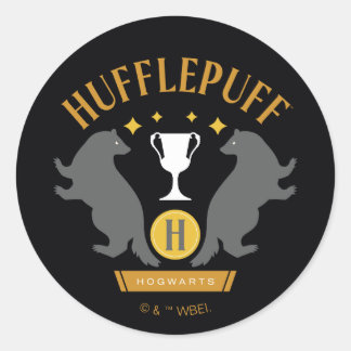 HUFFLEPUFF™ Badger and Kopp House-Pride Graphic Runt Klistermärke