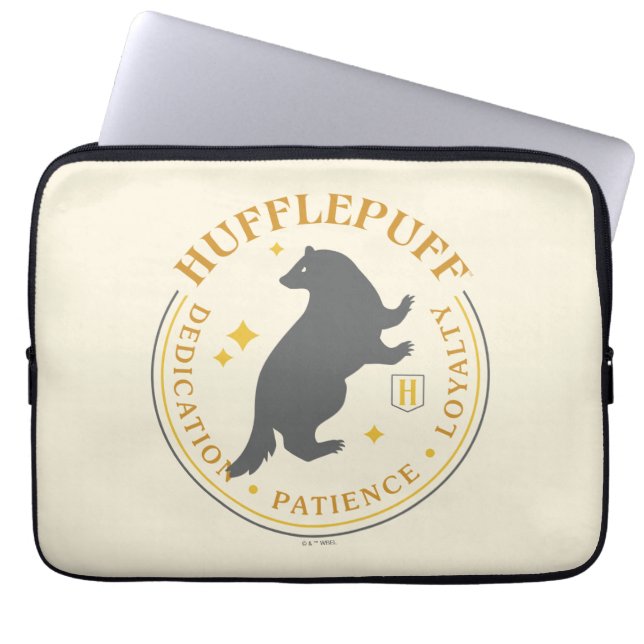 HUFFLEPUFF™ Badger Hus Stolt Badge Laptop Fodral (Framsidan)