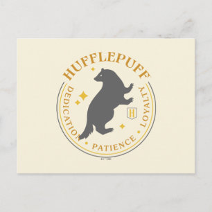 HUFFLEPUFF™ Badger Hus Stolt Märke Vykort