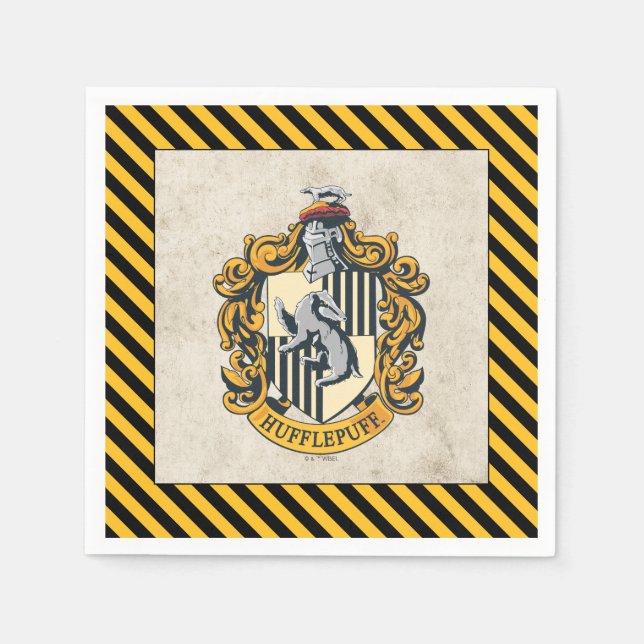 Hufflepuff Crest Pappersservett (Framsidan)