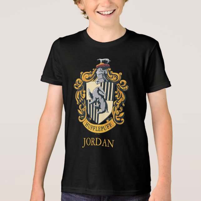 Hufflepuff Crest T Shirt (Framsida)