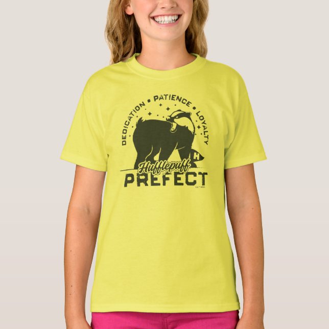 HUFFLEPUFF™ Förste Badges T Shirt (Framsida)