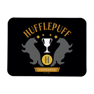 HUFFLEPUFF™ Grävling och kopp Hus stolthet Grafik Magnet