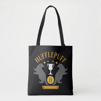 HUFFLEPUFF™ Grävling och kopp Hus stolthet Grafik Tygkasse