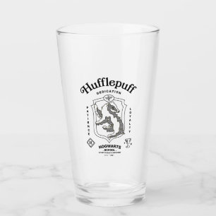 HUFFLEPUFF™ Hängivenhet Tålamod Loajalitet Vapenmä Glaskopp