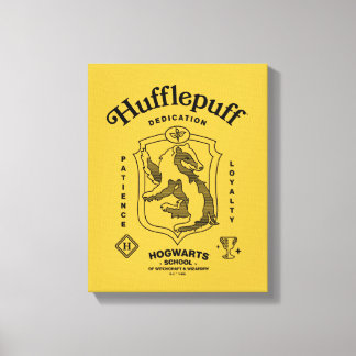 HUFFLEPUFF™ Hängivenhet Tålamod Lojalitet Vapenmär Canvastryck
