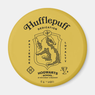 HUFFLEPUFF™ Hängivenhet Tålamod Lojalitet Vapenmär Magnet