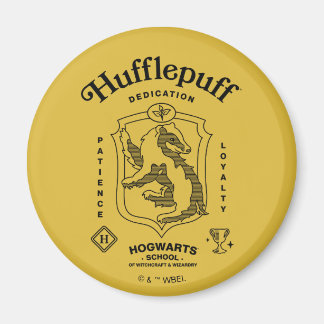 HUFFLEPUFF™ Hängivenhet Tålamod Lojalitet Vapenmär Magnet