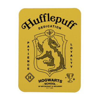 HUFFLEPUFF™ Hängivenhet Tålamod Lojalitet Vapenmär Magnet
