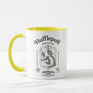 HUFFLEPUFF™ Hängivenhet Tålamod Lojalitet Vapenmär Mugg