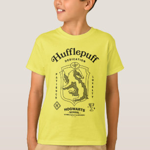 HUFFLEPUFF™ Hängivenhet Tålamod Lojalitet Vapenmär T Shirt