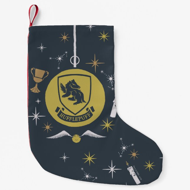 HUFFLEPUFF™ Helgdag Bauble Graphic Liten Julstrumpa (Framsidan)