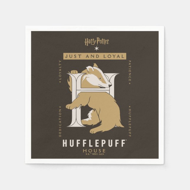 HUFFLEPUFF™ House Just and Loyal Pappersservett (Framsidan)