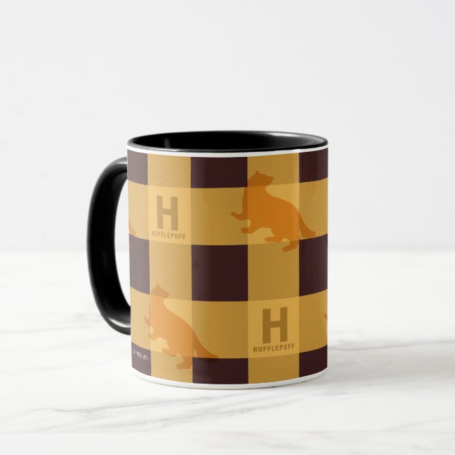 HUFFLEPUFF™-kontrollpapp Mönster Mugg (Framsida vänster)