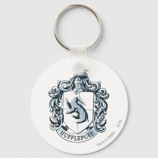Hufflepuff-vapen Blå Nyckelring