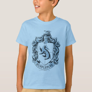 Hufflepuff-vapen Blå T Shirt