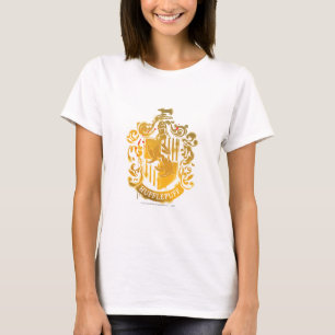 Hufflepuff-vapen - Fläckigt Tee Shirt