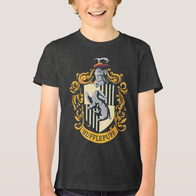 Hufflepuff-vapen Tee Shirt (Framsida)