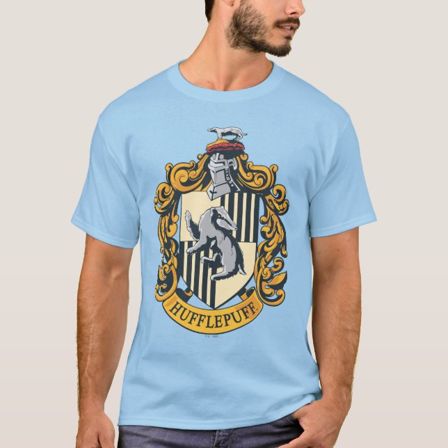 Hufflepuff vapensköld t shirt (Framsida)