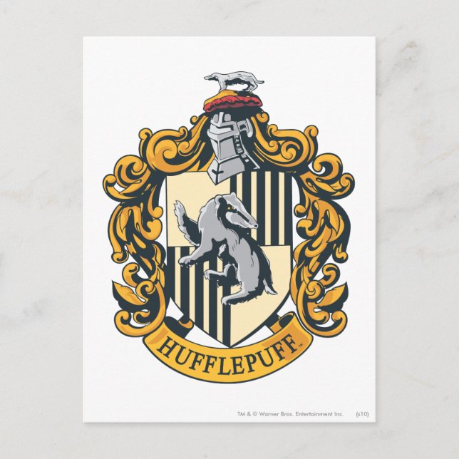 Hufflepuff Vapensköld Vykort (Framsida)