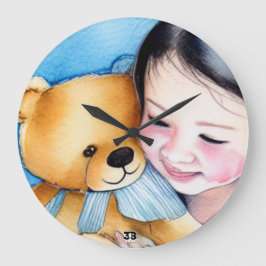 Hug a Bear Stor Klocka