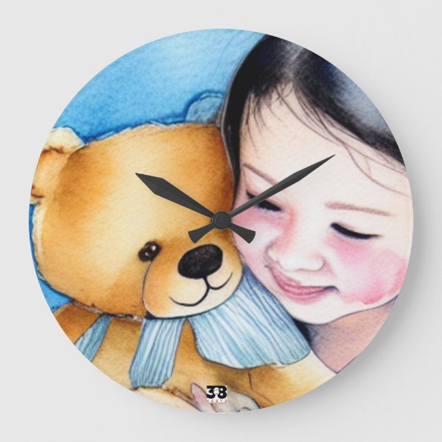 Hug a Bear Stor Klocka (Framsida)